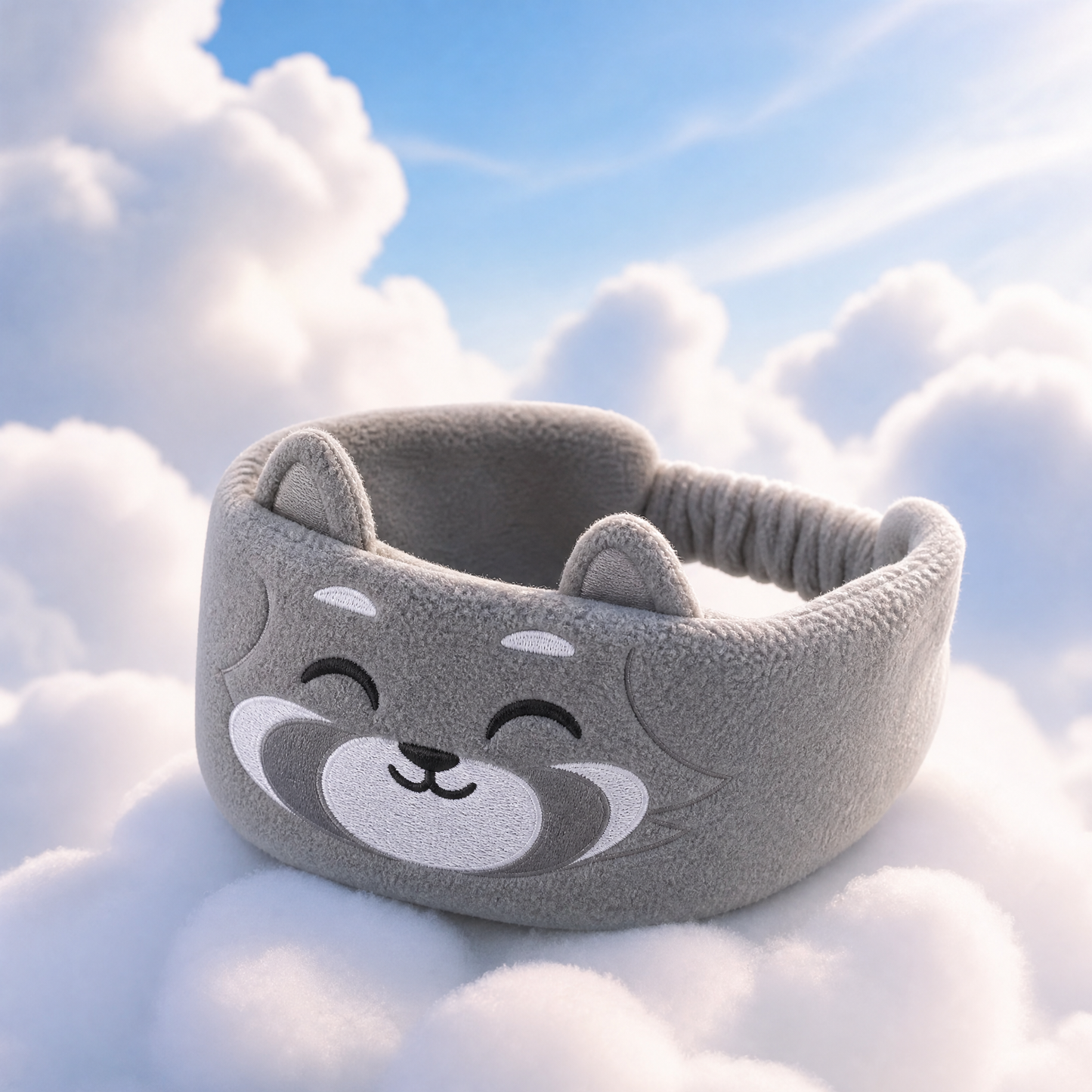 Blueshot® 🍇Audífonos Bluetooth de Diadema para Niños, 🦉 Suaves de Tela Polar para Dormir y Viajar, Audio Inalámbrico con Límite de Volumen, Diadema Lavable de Animalitos para Pequeños y Niños
