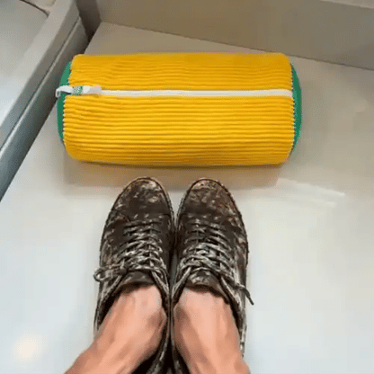 PKNEW®🍈 Worek do prania butów 360° z mikrofibry szenilowej👟 – delikatniejsze pranie bez szorowania ręcznego, z ukrytym zamkiem błyskawicznym; idealny do sneakersów, butów sportowych i dziecięcych 💕