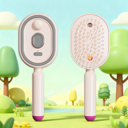 𝐃𝐞𝒗𝒂𝒓𝐞𝐨𝐧® 🍇 Cepillo Eléctrico 3 en 1 con Cojín de Aire,🥳 Masaje, Spray de Niebla, Función de Vapor Autolimpiante y para Aceites Esenciales, Cepillo Recargable para Masaje Capilar