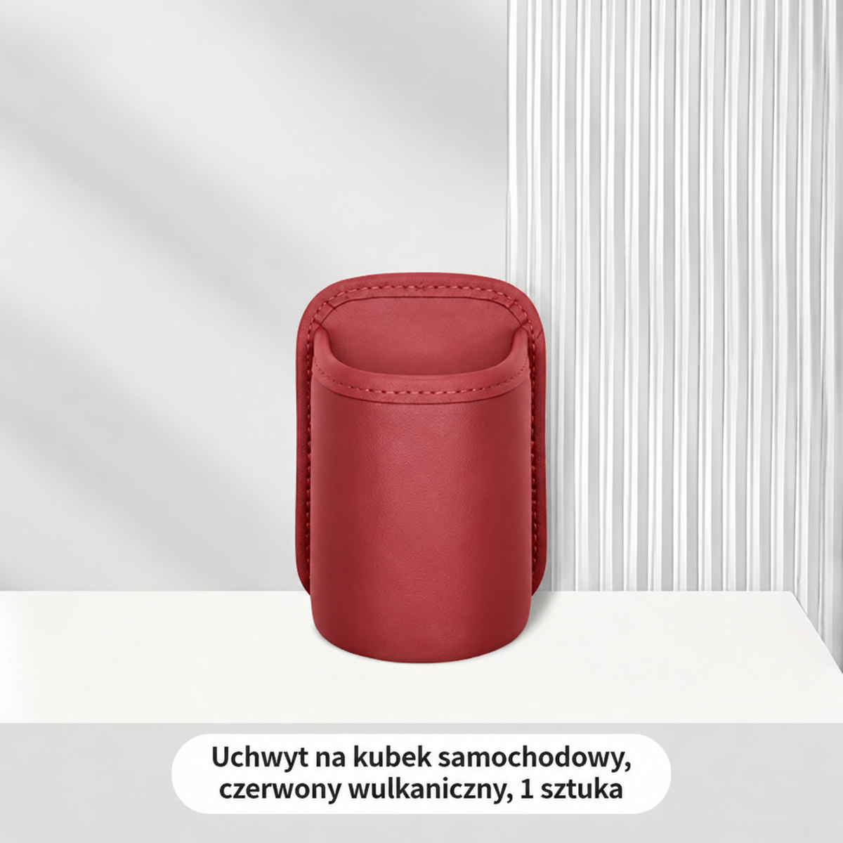 LEFUN® 🥤Prawdziwa skóra Samochodowy uchwyt na kubek akcesorium; wielofunkcyjny organizer na butelkę z wodą🔥uniwersalny schowek do wnętrza samochodu