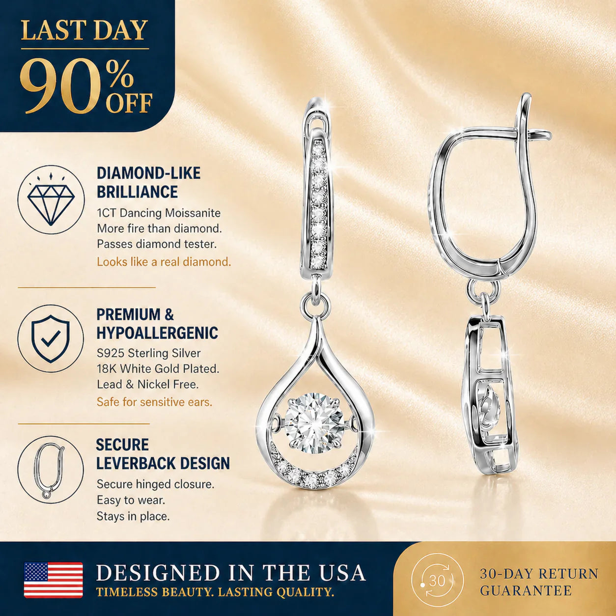 Earrings - S925 Classic Silver