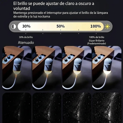 PKNEW® 🍏 Proyector de luz nocturna holográfico dinámico inteligente 5D de próxima generación🍏